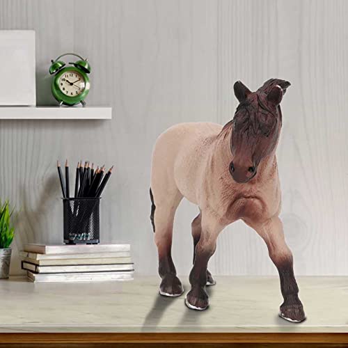 ZAICOLER Pferdespielzeug, Realistische Figuren Pferdebärker Figuren Model Spielzeug Caballos de Juguete para Niños Frühes Bildungskognitivspielzeug für (#2) von ZAICOLER