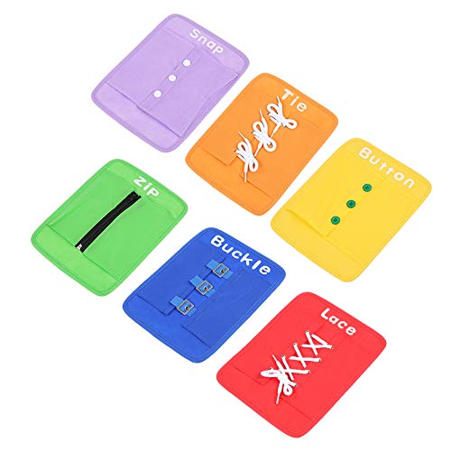 ZAICOLER Schuhbinden -Praxis für Kinder 6PCs, Grundlegende Lebenskompetenz Schnalle Spielzeugschuhkrawatte Lernen Sie, Sich für Schuhbinden, Schnallen, Reißverschlusspraxis zu Kleiden ZAICOLER Schuhbinden -Praxis für Kinder 6PCs, Grundlegende Lebenskompetenz Schnalle Spielzeugschuhkrawatte Lernen Sie, Sich für Schuhbinden, Schnallen, Reißverschlusspraxis zu Kleiden von ZAICOLER