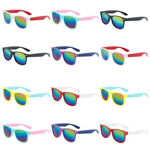 ZALAON Sonnenbrille für Kinder,12 Stück Sonnenbrille Kinder Faltbare,Sonnenbrillen Set,Bunte Party Brillen,UV400 Schutz Silikon Rahmen Sonnenbrille für Jungen MäDchen Und Kinder Alter 3-12 Jahre ZALAON Sonnenbrille für Kinder,12 Stück Sonnenbrille Kinder Faltbare,Sonnenbrillen Set,Bunte Party Brillen,UV400 Schutz Silikon Rahmen Sonnenbrille für Jungen MäDchen Und Kinder Alter 3-12 Jahre von ZALAON
