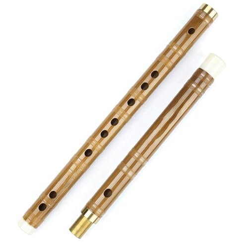 Bambusflöteninstrument Bambusflöte professionelles Musikinstrument aus Holz(G) von ZALHIN
