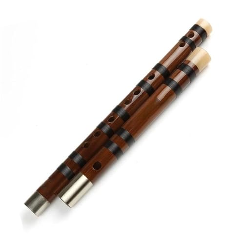 Bambusflöteninstrument Handgefertigte Bambusflöte aus Holz für Anfänger und Musikliebhaber(D) von ZALHIN