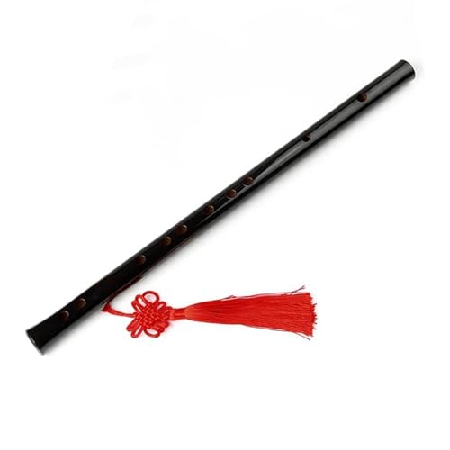 Bambusflöteninstrument Handgemachte Bambusflöte für Anfänger Schwarz(D) von ZALHIN