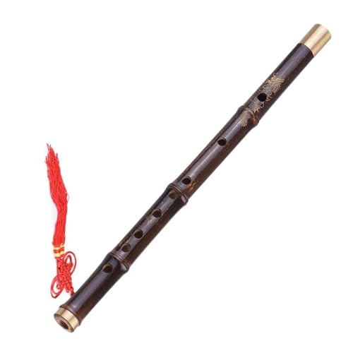 Bambusflöteninstrument Professionelle Schwarze Bambusflöte traditionelles handgefertigtes Holzblasinstrument von ZALHIN