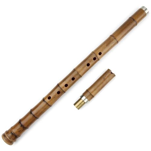 Bambusflöteninstrument Traditionelle Bambusflöte handgefertigtes Holzblasinstrument(F Key Two Section) von ZALHIN