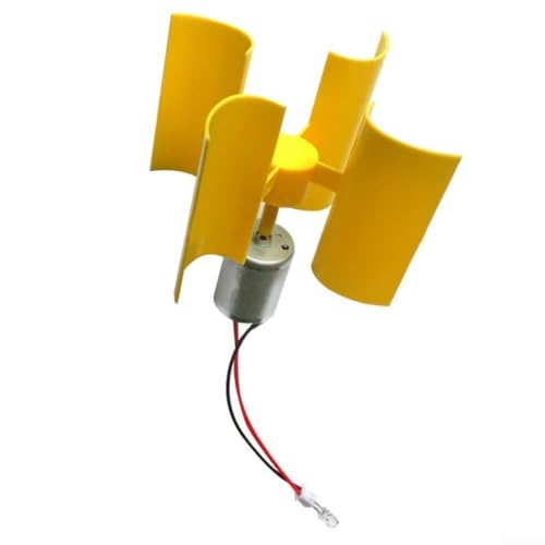 Windenergie-Modellbausatz zum Selbermachen mit LED-Licht-Funktion, tolles wissenschaftliches Experimentierwerkzeug von ZAMETTER