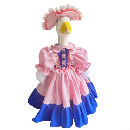ZAMETTER Porch Goose Kleidung Große weiße Gans Lolita Kleidung Entzückendes Kostüm Zubehör Garten Gans Kostüm von ZAMETTER