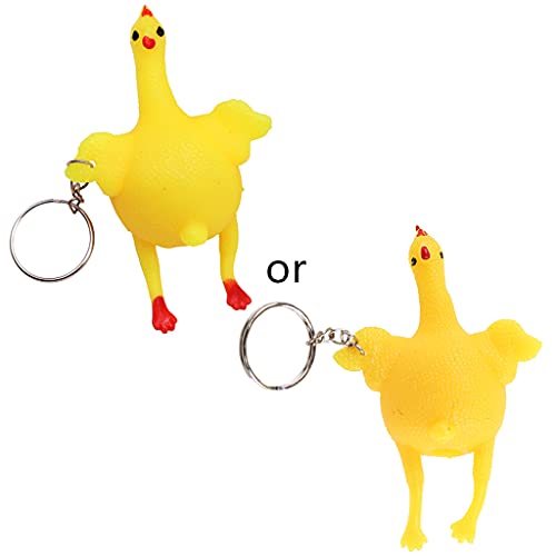 ZANGWAGRU Squeeze Chicken Parodie Legen Eischlüsselkettenentlager ZANGWAGRU Squeeze Chicken Parodie Legen Eischlüsselkettenentlager von ZANGWAGRU