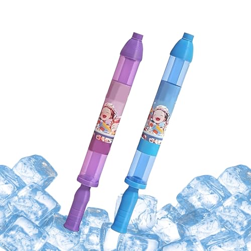 ZANWANXIN Firework Water Gun, Romantic Fireworks Style Water Spray Props Suitable for Couples, High Pressure Pull-Out Sprinkler Spray Toys for Bathing, Pool, Party Entertainment (Blue+Purple) von ZANWANXIN