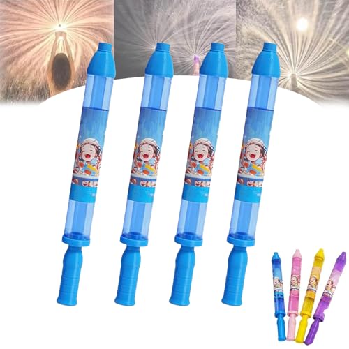 ZANWANXIN Firework Water Gun,Romantic Firework Water Spray Gun Suitable for Couples,High Pressure Pull-Out Sprinkler Spray Toys,for Bathing, Pool, Party Entertainment (4pcs-Blue) von ZANWANXIN