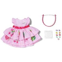 ZAPF 837269 BABY born Kleid mit Pinplay 43 cm von ZAPF CREATION® BABY BORN®