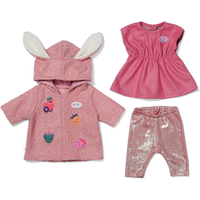ZAPF 839416 BABY born Mantel Set mit Kleid 43 cm von ZAPF CREATION® BABY BORN®