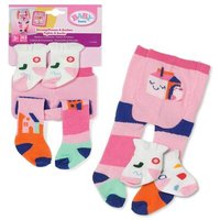 ZAPF 839485 BABY born Strumpfhose & Socken 2-fach sortiert 43 cm von ZAPF CREATION® BABY BORN®