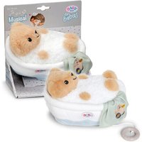 ZAPF 840832 BABY born for babies - Spieluhr Teddy in der Badewanne von ZAPF CREATION® BABY BORN®