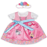 ZAPF 840948 BABY born Dirndl mit Haarband für 43 cm Puppe von ZAPF CREATION® BABY BORN®