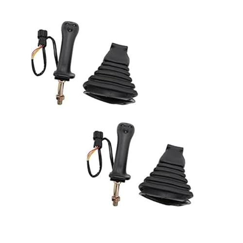 ZAPYVET 2X 3 Tasten Bagger Joystick Assy Griff Getriebe mit Staub Abdeckung, for Doosan DX150 215 225 300 370-9C Rechts ZAPYVET 2X 3 Tasten Bagger Joystick Assy Griff Getriebe mit Staub Abdeckung, for Doosan DX150 215 225 300 370-9C Rechts von ZAPYVET