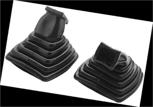 ZAPYVET 3 Tasten Bagger Joystick Assy Griff Getriebe mit Staubschutz Tanne, for Daewoo, DoosR2 Doosan DH DX150 225 300 370-9C(Black A Pair of dust Jackets) von ZAPYVET