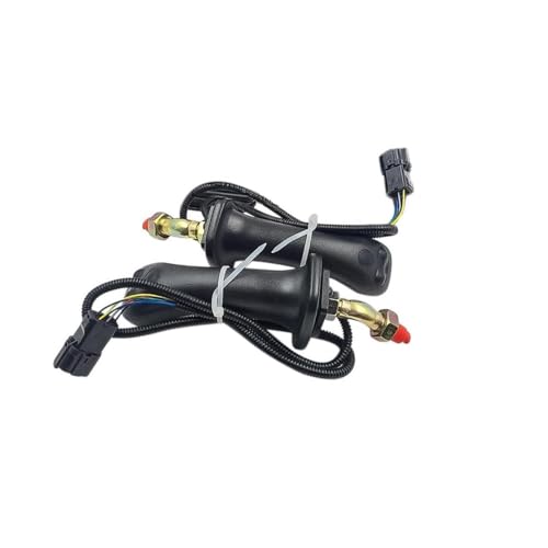ZAPYVET [Autoreparaturteile Baggerzubehör for 225-9215-9 Joystick-Griff mit DREI Tasten und Stecker [Einfach auszutauschen] von ZAPYVET