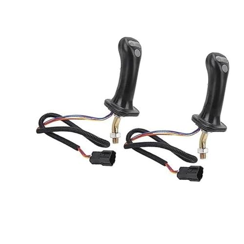ZAPYVET Joystick-Griffe for Bagger, 6-polig, 3 Tasten, Aluminiumlegierung, for DX150 215 225 300 370?9C [Videospiel] von ZAPYVET