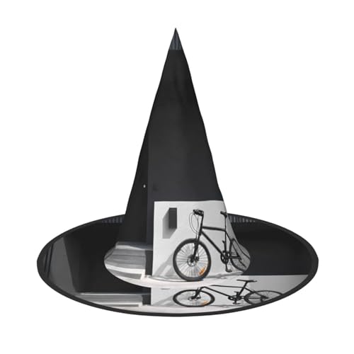Das Fahrrad neben dem Haus Halloween Hut - Gruseliges Party-Kostüm-Accessoire mit Volldruck-Design - Leichter faltbarer Hexenhut für Halloween, Karneval, Maskerade & Rollenspiel-Events Das Fahrrad neben dem Haus Halloween Hut - Gruseliges Party-Kostüm-Accessoire mit Volldruck-Design - Leichter faltbarer Hexenhut für Halloween, Karneval, Maskerade & Rollenspiel-Events von ZAQXSWCDEV