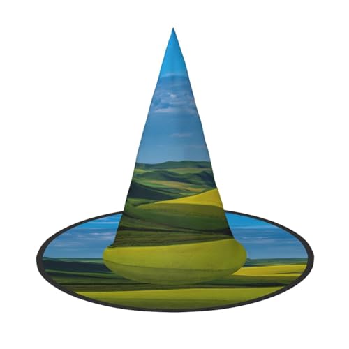 Favorite Berge und Gewässer Halloween Hut - Gruseliges Party-Kostüm-Accessoire mit Volldruck-Design - Leichter faltbarer Hexenhut für Halloween, Karneval, Maskerade & Rollenspiel-Events Favorite Berge und Gewässer Halloween Hut - Gruseliges Party-Kostüm-Accessoire mit Volldruck-Design - Leichter faltbarer Hexenhut für Halloween, Karneval, Maskerade & Rollenspiel-Events von ZAQXSWCDEV