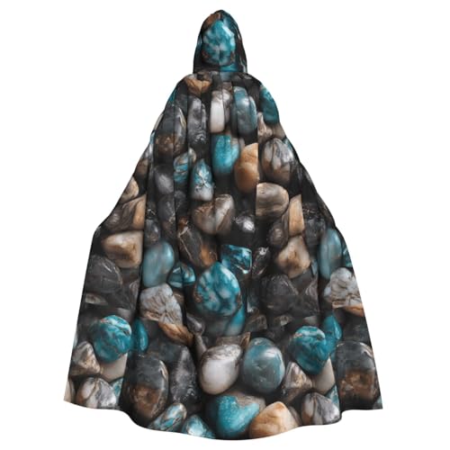 ZAQXSWCDEV Bunter Kieselstein-Kapuzenumhang – Allover-Druck-Design, Polyester-Material, bequem und langlebig, perfekt für Halloween, Cosplay und mehr ZAQXSWCDEV Bunter Kieselstein-Kapuzenumhang – Allover-Druck-Design, Polyester-Material, bequem und langlebig, perfekt für Halloween, Cosplay und mehr von ZAQXSWCDEV