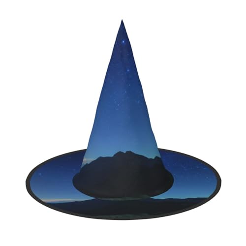 ZAQXSWCDEV Cosmic Sternenhimmel Halloween Hut - Gruseliges Party-Kostüm-Zubehör mit Volldruck-Design - Leichter faltbarer Hexenhut für Halloween, Karneval, Maskerade & Rollenspiel-Events ZAQXSWCDEV Cosmic Sternenhimmel Halloween Hut - Gruseliges Party-Kostüm-Zubehör mit Volldruck-Design - Leichter faltbarer Hexenhut für Halloween, Karneval, Maskerade & Rollenspiel-Events von ZAQXSWCDEV