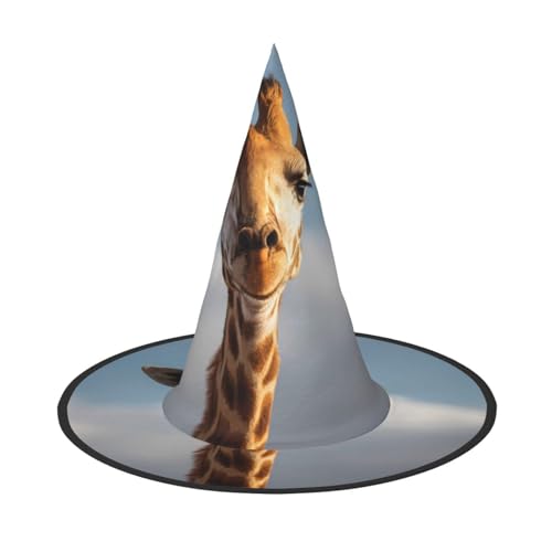 ZAQXSWCDEV Giraffe Halloween Hut - Gruseliges Partykostüm-Accessoire mit Volldruck-Design - Leichter faltbarer Hexenhut für Halloween, Karneval, Maskerade & Rollenspiel-Events ZAQXSWCDEV Giraffe Halloween Hut - Gruseliges Partykostüm-Accessoire mit Volldruck-Design - Leichter faltbarer Hexenhut für Halloween, Karneval, Maskerade & Rollenspiel-Events von ZAQXSWCDEV