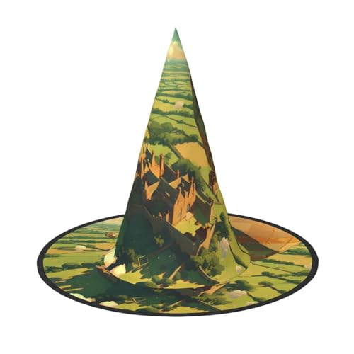 ZAQXSWCDEV Heißluftballon Halloween Hut - Gruseliges Partykostüm-Accessoire mit Volldruck-Design - Leichter faltbarer Hexenhut für Halloween, Karneval, Maskerade & Rollenspiel-Events ZAQXSWCDEV Heißluftballon Halloween Hut - Gruseliges Partykostüm-Accessoire mit Volldruck-Design - Leichter faltbarer Hexenhut für Halloween, Karneval, Maskerade & Rollenspiel-Events von ZAQXSWCDEV