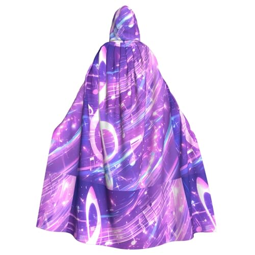ZAQXSWCDEV Kapuzenumhang mit Musiknotenmotiv – Allover-Druck-Design, Polyester-Material, bequem und langlebig, perfekt für Halloween, Cosplay und mehr ZAQXSWCDEV Kapuzenumhang mit Musiknotenmotiv – Allover-Druck-Design, Polyester-Material, bequem und langlebig, perfekt für Halloween, Cosplay und mehr von ZAQXSWCDEV