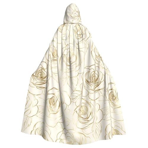 ZAQXSWCDEV Kapuzenumhang mit bunten Rosen – Allover-Druck-Design, Polyester-Material, bequem und langlebig, perfekt für Halloween, Cosplay und mehr ZAQXSWCDEV Kapuzenumhang mit bunten Rosen – Allover-Druck-Design, Polyester-Material, bequem und langlebig, perfekt für Halloween, Cosplay und mehr von ZAQXSWCDEV