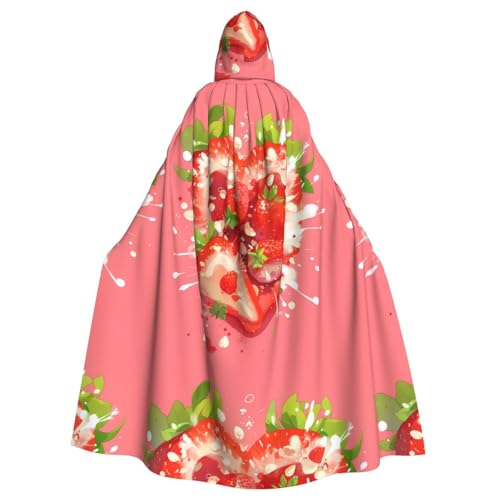 ZAQXSWCDEV Kapuzenumhang mit lebendigen Früchten – Allover-Druck-Design, Polyester-Material, bequem und langlebig, perfekt für Halloween, Cosplay und mehr ZAQXSWCDEV Kapuzenumhang mit lebendigen Früchten – Allover-Druck-Design, Polyester-Material, bequem und langlebig, perfekt für Halloween, Cosplay und mehr von ZAQXSWCDEV