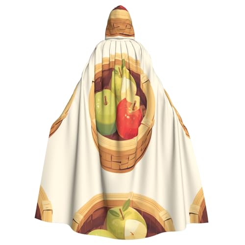 ZAQXSWCDEV Kapuzenumhang mit lebendigen Früchten – Allover-Druck-Design, Polyester-Material, bequem und langlebig, perfekt für Halloween, Cosplay und mehr ZAQXSWCDEV Kapuzenumhang mit lebendigen Früchten – Allover-Druck-Design, Polyester-Material, bequem und langlebig, perfekt für Halloween, Cosplay und mehr von ZAQXSWCDEV