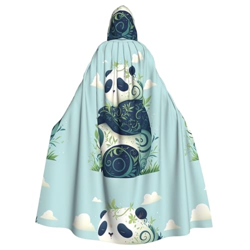 ZAQXSWCDEV Niedlicher Panda-Kapuzenumhang – Allover-Print-Design, Polyester-Material, bequem und langlebig, perfekt für Halloween, Cosplay und mehr ZAQXSWCDEV Niedlicher Panda-Kapuzenumhang – Allover-Print-Design, Polyester-Material, bequem und langlebig, perfekt für Halloween, Cosplay und mehr von ZAQXSWCDEV