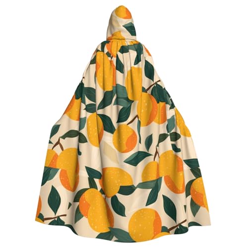ZAQXSWCDEV Orangefarbener Kapuzenumhang – Allover-Print-Design, Polyester-Material, bequem und langlebig, perfekt für Halloween, Cosplay und mehr ZAQXSWCDEV Orangefarbener Kapuzenumhang – Allover-Print-Design, Polyester-Material, bequem und langlebig, perfekt für Halloween, Cosplay und mehr von ZAQXSWCDEV