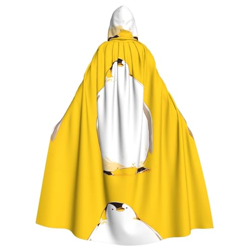 ZAQXSWCDEV Pinguin-Kapuzenumhang – Allover-Druck-Design, Polyester-Material, bequem und langlebig, perfekt für Halloween, Cosplay und mehr ZAQXSWCDEV Pinguin-Kapuzenumhang – Allover-Druck-Design, Polyester-Material, bequem und langlebig, perfekt für Halloween, Cosplay und mehr von ZAQXSWCDEV