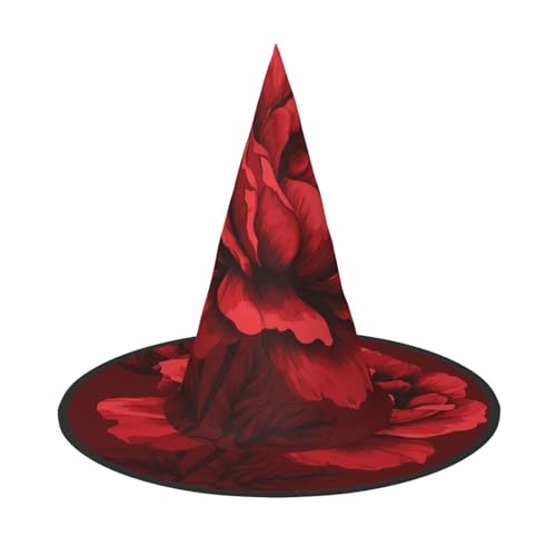 ZAQXSWCDEV Rosen Halloween Hut - Gruseliges Partykostüm-Accessoire mit Volldruck-Design - Leichter faltbarer Hexenhut für Halloween, Karneval, Maskerade & Rollenspiel-Events ZAQXSWCDEV Rosen Halloween Hut - Gruseliges Partykostüm-Accessoire mit Volldruck-Design - Leichter faltbarer Hexenhut für Halloween, Karneval, Maskerade & Rollenspiel-Events von ZAQXSWCDEV