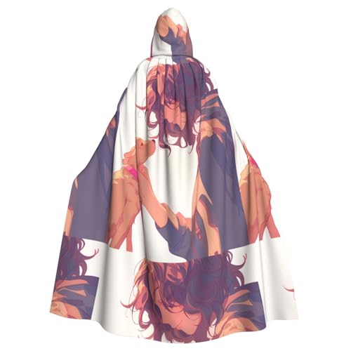 ZAQXSWCDEV Süßer kleiner Hunde-Kapuzenumhang – Allover-Print-Design, Polyester-Material, bequem und langlebig, perfekt für Halloween, Cosplay und mehr ZAQXSWCDEV Süßer kleiner Hunde-Kapuzenumhang – Allover-Print-Design, Polyester-Material, bequem und langlebig, perfekt für Halloween, Cosplay und mehr von ZAQXSWCDEV