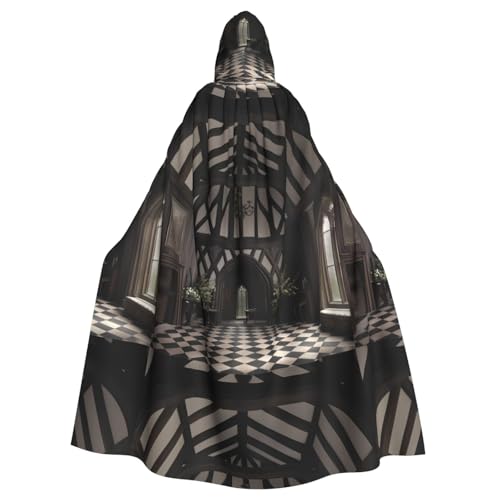 ZAQXSWCDEV The Windows Of The Villa Kapuzenumhang – Allover-Print-Design, Polyester-Material, bequem und langlebig, perfekt für Halloween, Cosplay und mehr ZAQXSWCDEV The Windows Of The Villa Kapuzenumhang – Allover-Print-Design, Polyester-Material, bequem und langlebig, perfekt für Halloween, Cosplay und mehr von ZAQXSWCDEV