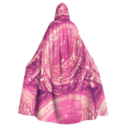 ZAQXSWCDEV Umhang mit Kapuze mit bunten Notizen, Allover-Druck-Design, Polyester-Material, bequem und langlebig, perfekt für Halloween, Cosplay und mehr ZAQXSWCDEV Umhang mit Kapuze mit bunten Notizen, Allover-Druck-Design, Polyester-Material, bequem und langlebig, perfekt für Halloween, Cosplay und mehr von ZAQXSWCDEV