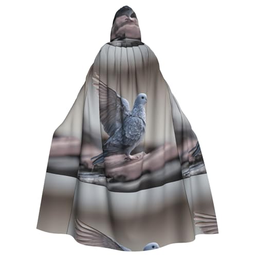 ZAQXSWCDEV Vogel-Kapuzenumhang – Allover-Druck-Design, Polyester-Material, bequem und langlebig, perfekt für Halloween, Cosplay und mehr ZAQXSWCDEV Vogel-Kapuzenumhang – Allover-Druck-Design, Polyester-Material, bequem und langlebig, perfekt für Halloween, Cosplay und mehr von ZAQXSWCDEV