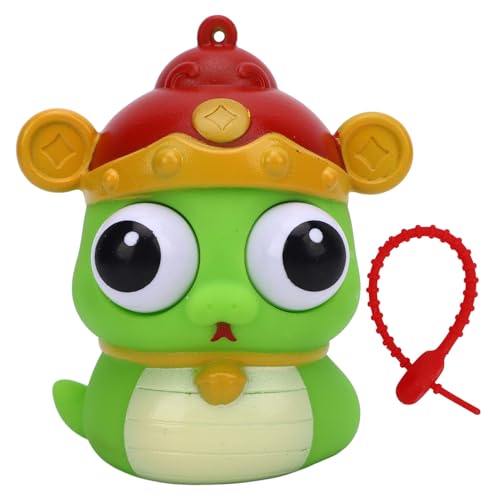 Squeeze -Spielzeug, Augenspielzeug, Lustiger Augapfel Burst Squeezy Animal Doll, mit Prall Gefüllten Augen, Spielzeugbällchen Spaß Zappel Gagdets für Kindergeburtstagsfeier. (Green) von ZASCHMOY