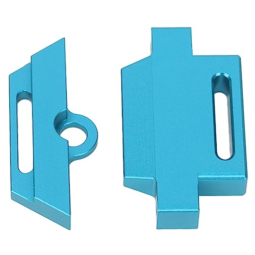 ZASCHMOY Aluminiumlegierung RC -Auto -Batterieplatte mit Riemen, Sicherer Berghalter für 1/10 Schrägstrich 5822 5822A Chassis in Blau (Blue) von ZASCHMOY