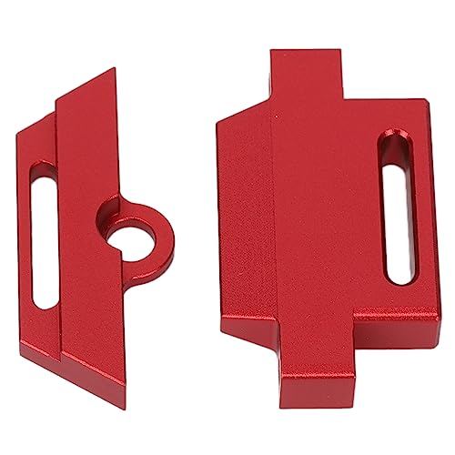ZASCHMOY Aluminiumlegierung RC -Auto -Batterieplatte mit Riemen, Sicherer Berghalter für 1/10 Schrägstrich 5822 5822A Chassis in Blau (Rot) von ZASCHMOY