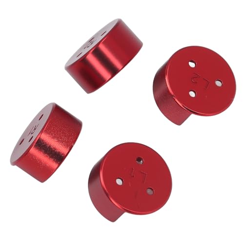ZASCHMOY Drone Motor Cap Protective Set - Leichtes Aluminiumlegierungs -Staubdroonenzubehör für Avata 2 Verbessert die Haltbarkeit und Wärmeleitung 4PCS Rot (Rot) von ZASCHMOY