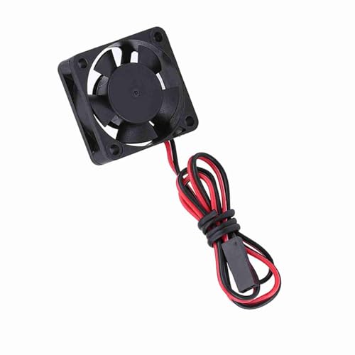 ZASCHMOY Effizienter RC -Motorkühllüfter 50x50 Mm für eine Verstärkte Wärmeabteilung | Schwarzer DC -Motorkühlventilator für RC Autoteile (25 * 25 mm) von ZASCHMOY