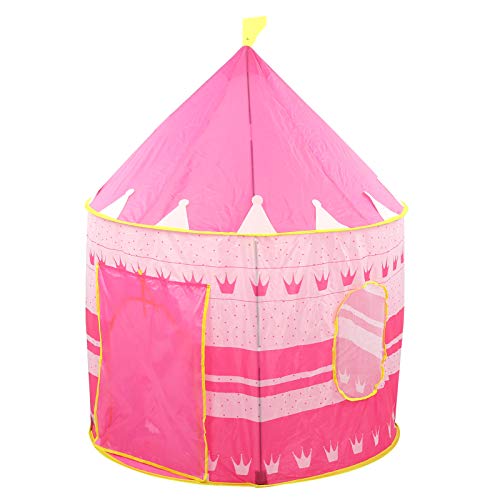 ZASCHMOY Er Bezaubernde Spielen Zelt mit Oxford -Stoff für Innenspaß Im Freien - Prinzessin Castle Playhouse Toy für , Einfaches Setup und Tragbares Zelt, Blau (Rosig) von ZASCHMOY