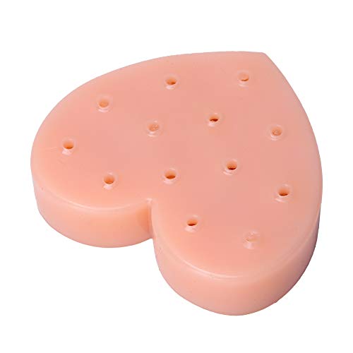 ZASCHMOY Herzförmiger Stressabbau Pickel Pflücken Spielzeug für Jugendliche Mädchen - Weiches TPE -Material Squeeze Spielzeug mit Tropfen und Pickelcreme von ZASCHMOY