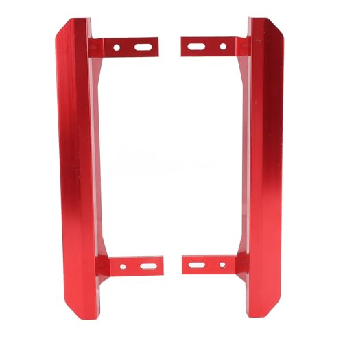 ZASCHMOY Hochfestes RC -Auto -Fuß Pedal Aluminium Legierungs Seitenschritt für 1/10 Off Straßenfahrzeug Blau | Einfache Installation Verbessert die Leistung und Wetterfest (Rot) von ZASCHMOY