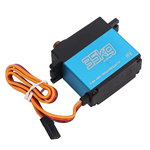 ZASCHMOY Hochgeschwindigkeit 35 Kg Coreless Motor Servo mit Metallgetriebe - Wasserdichtes Digitales Servo für 1/8, 1/10, /12 RC -Autos Edelstahl Ausrüstungsservice System ZASCHMOY Hochgeschwindigkeit 35 Kg Coreless Motor Servo mit Metallgetriebe - Wasserdichtes Digitales Servo für 1/8, 1/10, /12 RC -Autos Edelstahl Ausrüstungsservice System von ZASCHMOY