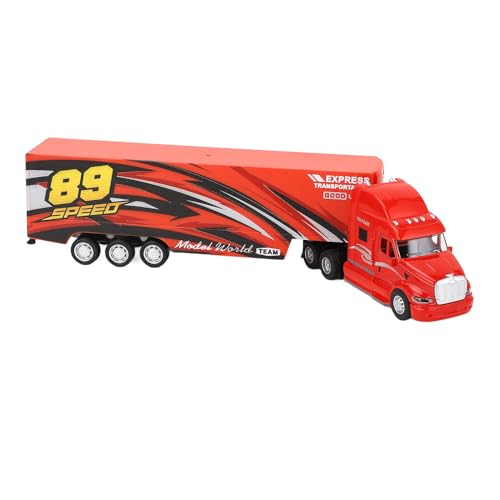 ZASCHMOY Leichtmetall -Container -LKW Spielzeug mit Lichtern und Geräuschen Realistisches Transportfahrzeugmodellauto Zum Geburtstag und Täglicher Gebrauch Sammlerspielzeug für und Erwachsene (Stil ZASCHMOY Leichtmetall -Container -LKW Spielzeug mit Lichtern und Geräuschen Realistisches Transportfahrzeugmodellauto Zum Geburtstag und Täglicher Gebrauch Sammlerspielzeug für und Erwachsene (Stil von ZASCHMOY